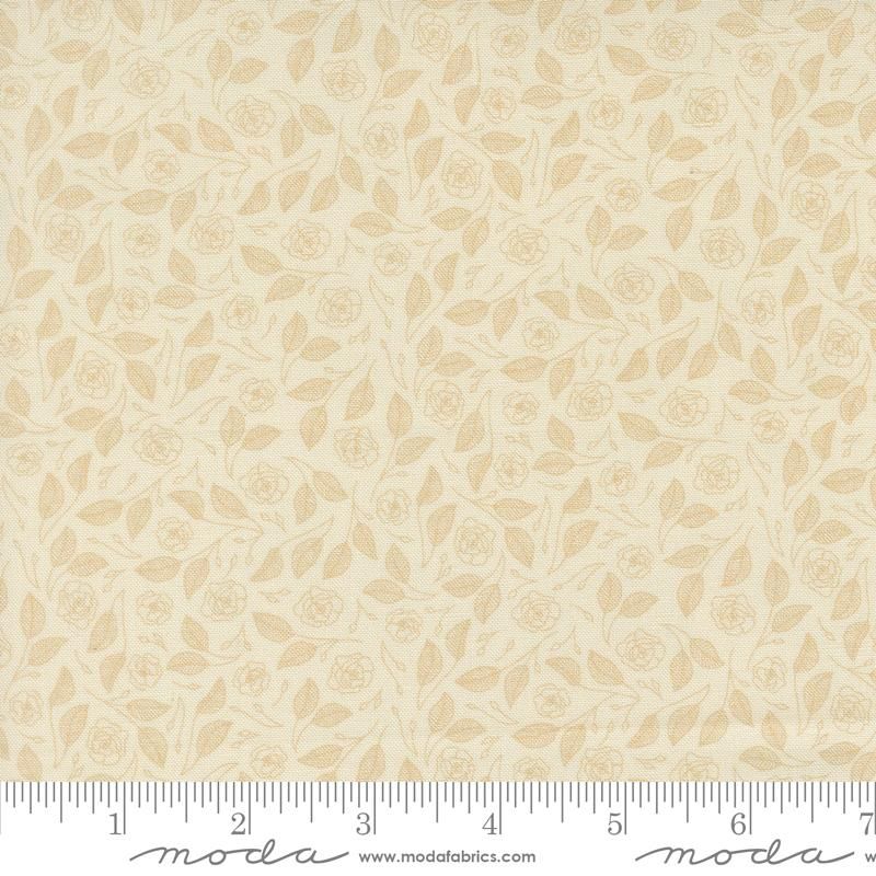 Petalush |Tapestry Small Floral in Tan 26166-21 | By Kiley's Quilt Room for Moda