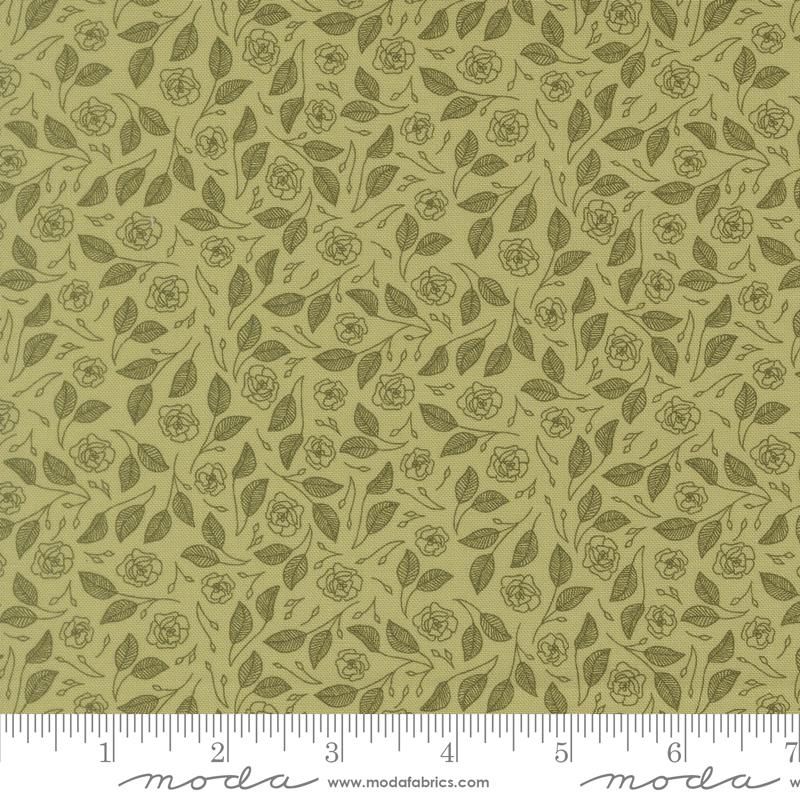 Petalush | Tapestry Small Floral in Meadow 26166-16 | By Kiley's Quilt Room for Moda