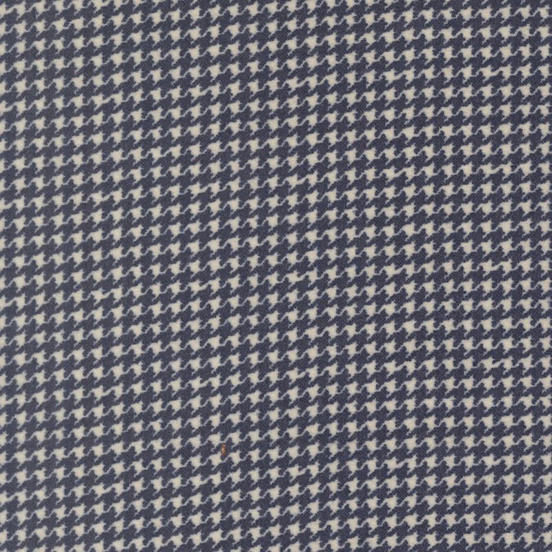 Flannel Gatherings Basics | Hounds Tooth in Lake 49340-23F | by Primitive Gatherings for Moda