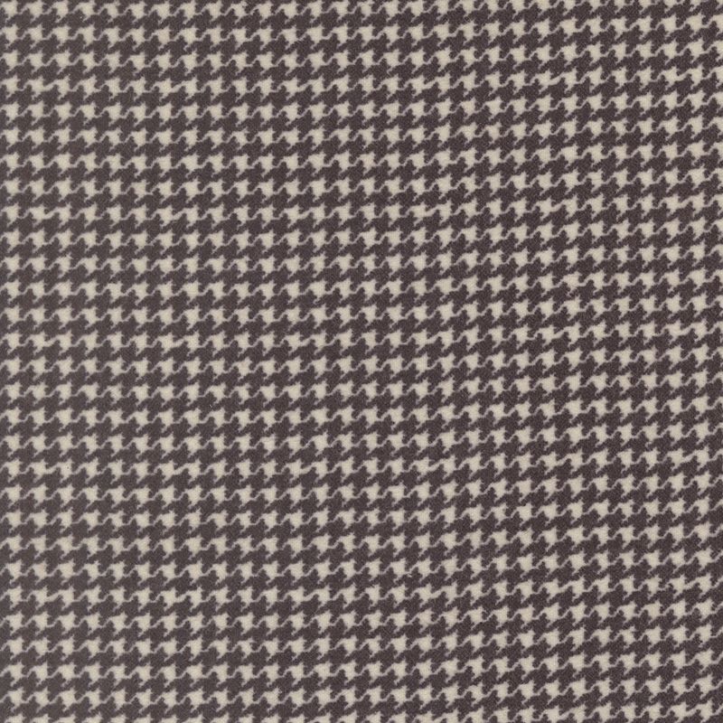 Flannel Gatherings Basics | Hounds Tooth in Titanium 49340-26F | by Primitive Gatherings for Moda
