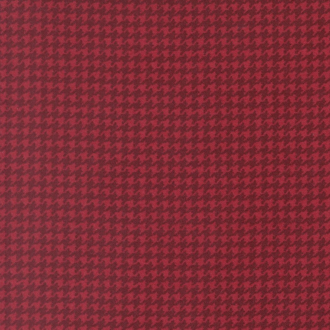 Flannel Gatherings Basics | Hounds Tooth in Brick 49340-20F | by Primitive Gatherings for Moda
