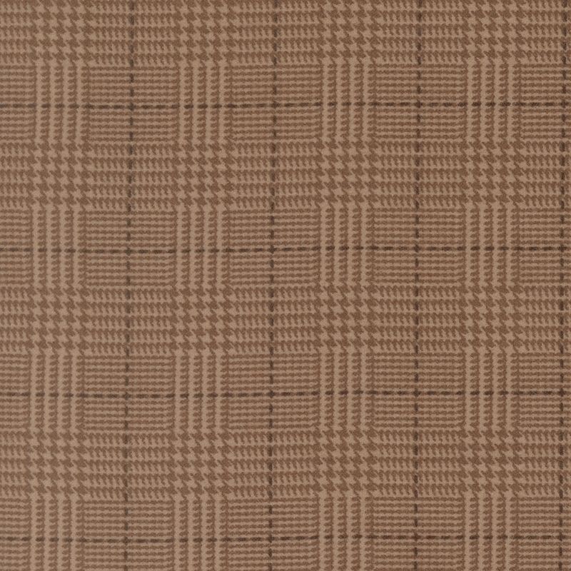 Flannel Gatherings Basics | Plaid Checks in Taupe 49341-17F | by Primitive Gatherings for Moda
