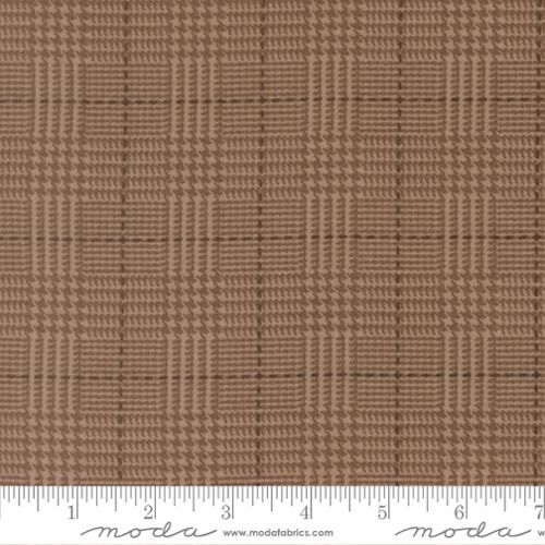 Flannel Gatherings Basics | Plaid Checks in Taupe 49341-17F | by Primitive Gatherings for Moda