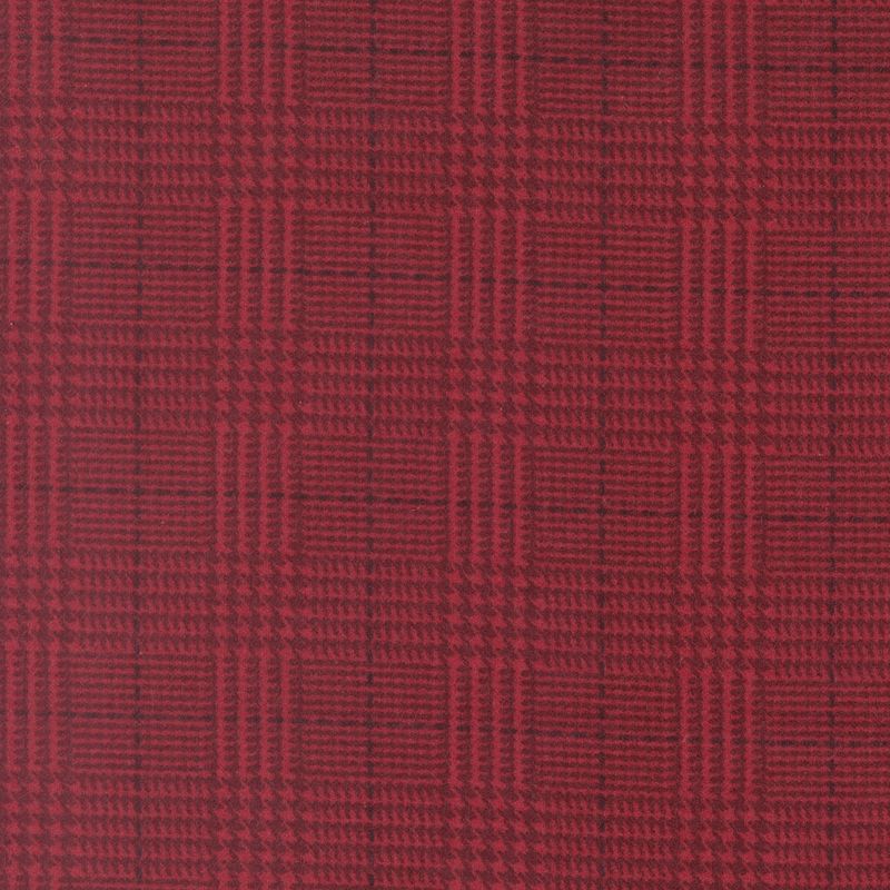 Flannel Gatherings Basics | Plaid Checks in Brick 49341-20F | by Primitive Gatherings for Moda
