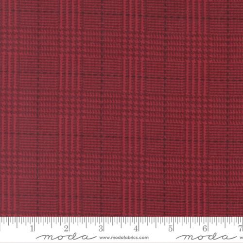 Flannel Gatherings Basics | Plaid Checks in Brick 49341-20F | by Primitive Gatherings for Moda
