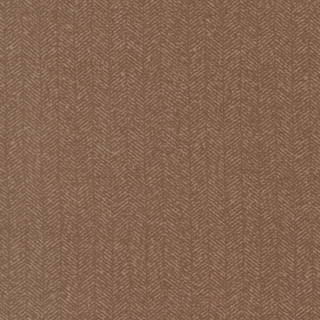 Flannel Gatherings Basics | Herringbone in Taupe 49342-17F | by Primitive Gatherings for Moda