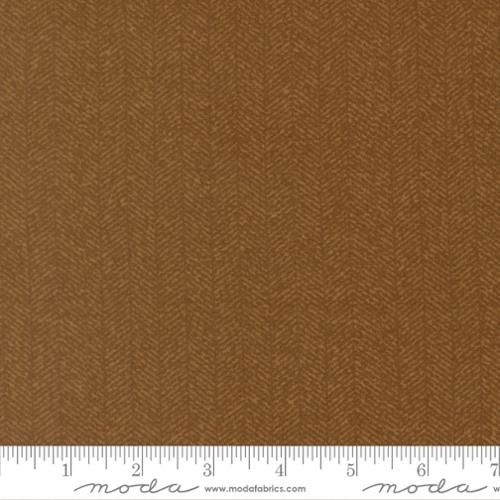 Flannel Gatherings Basics | Herringbone in Mustard 49342-18F | by Primitive Gatherings for Moda