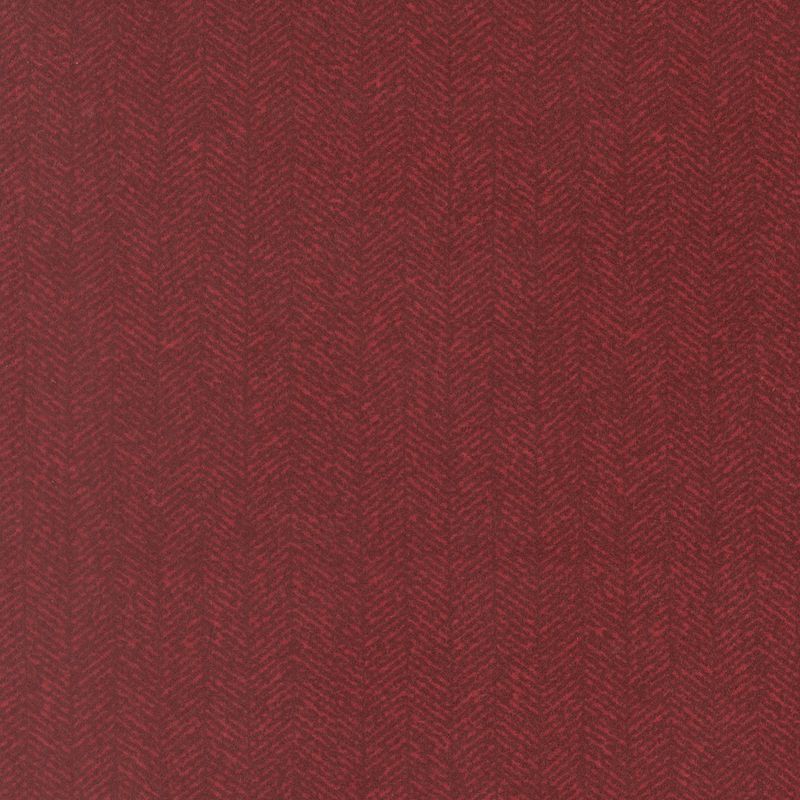 Flannel Gatherings Basics | Herringbone in Brick 49342F-20 | by Primitive Gatherings for Moda