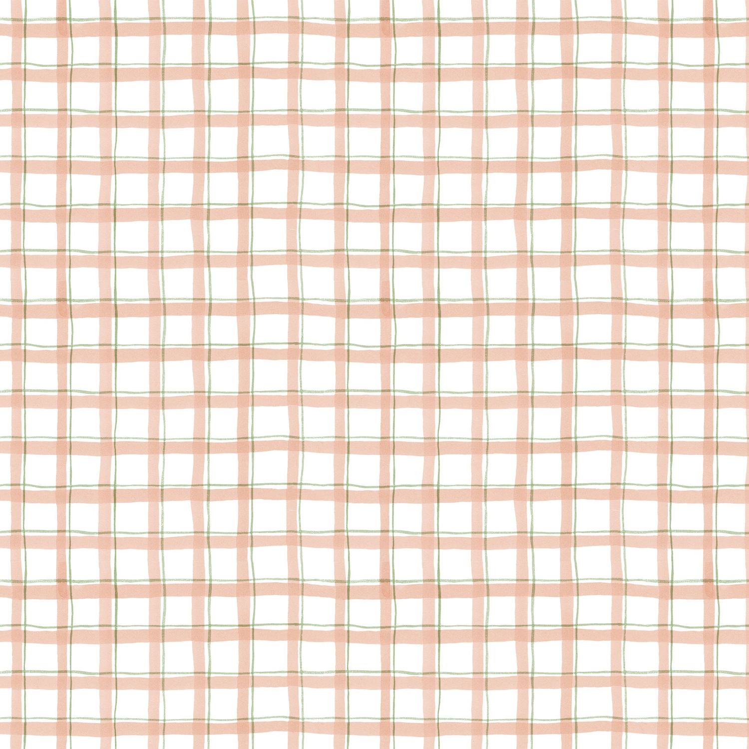 Nottingham Rose | Plaid in Pink W105-057-158 | by Susan Winget for Lumin Fabrics