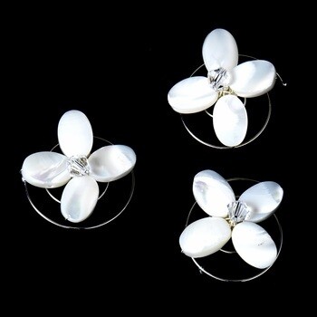 Chic Mother of Pearl Flower