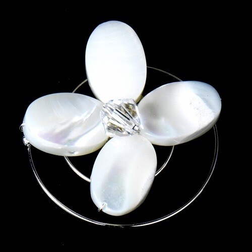 Chic Mother of Pearl Flower