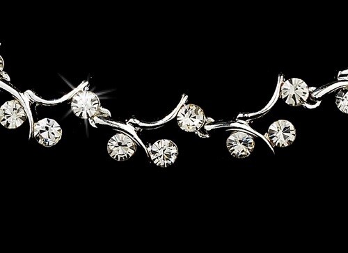 Elegant Gold &amp; Crystal Bridal Jewelry Set