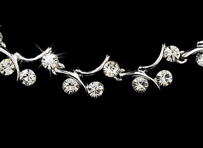 Elegant Gold &amp; Crystal Bridal Jewelry Set