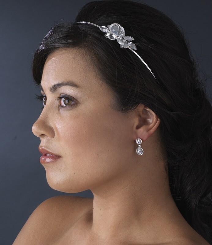 Silver Plated Swarovski Headband