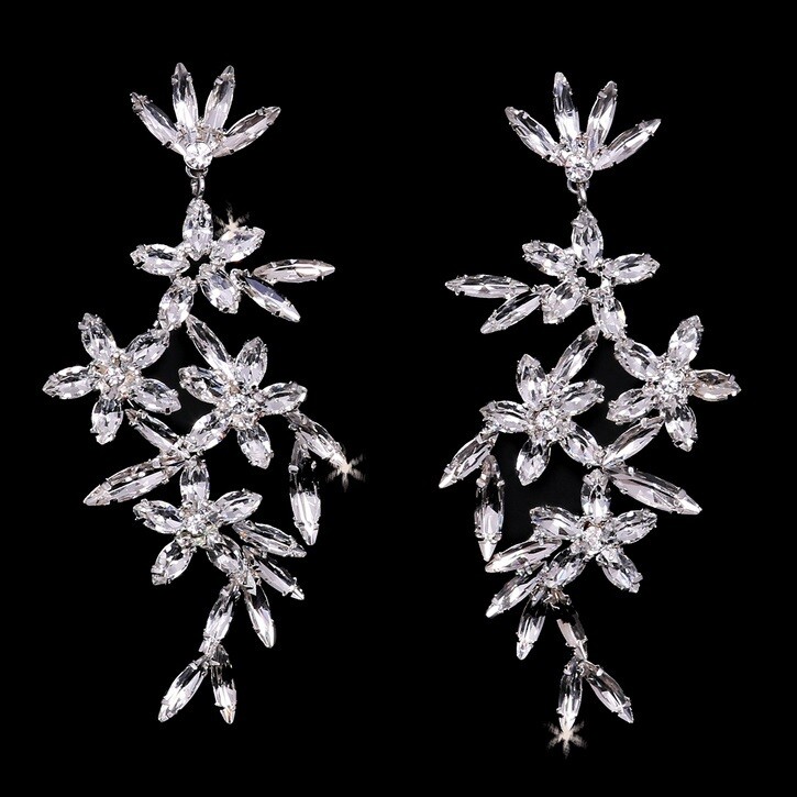 EXQUITISTE RHINESTONE EARRINGS