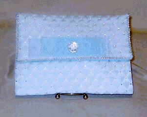 BLUE DIAMOND CLUTCH PURSE