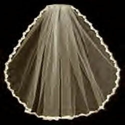 LACE EDGE ON VEIL