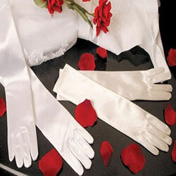 SATIN ELBOW GLOVES