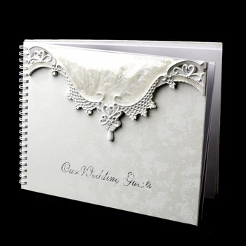 Victorian Lace Guest Book