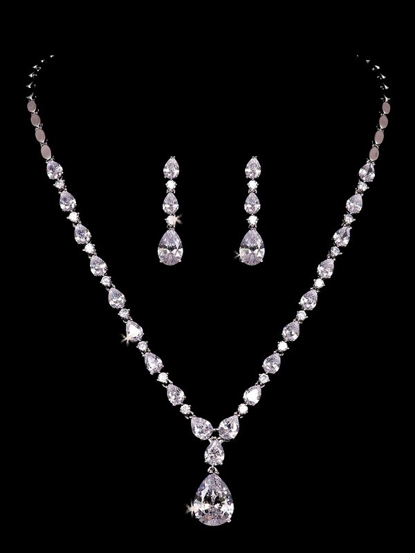 RHINESTONE NECKLACE SET