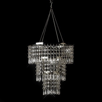 Clear acrylic beaded hanging Chandelier