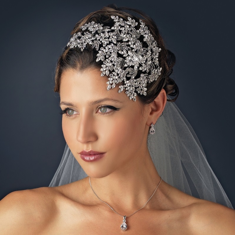 Crystal Bridal Face framer Headband