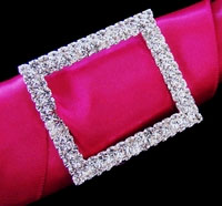 SQUARE CRYSTAL BUCKLE