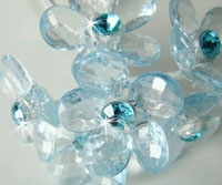 LITE BLUE CRYSTAL CLUSTER