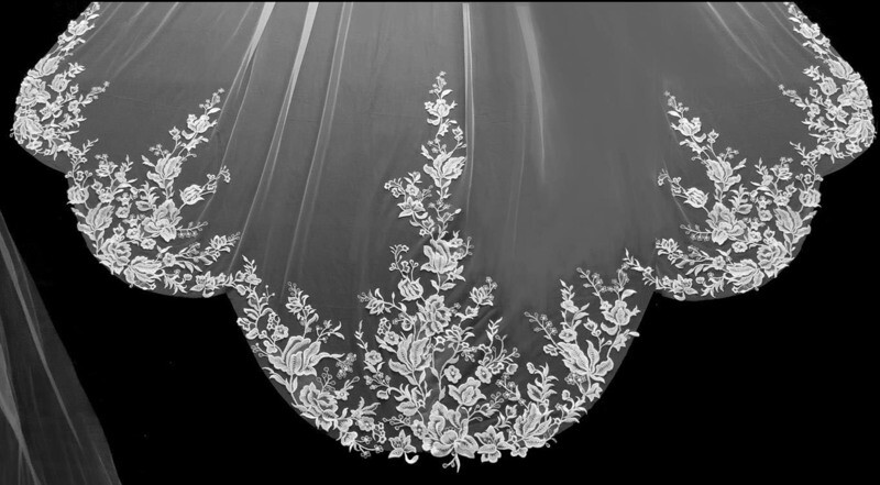 Over the top Cathedral Veil