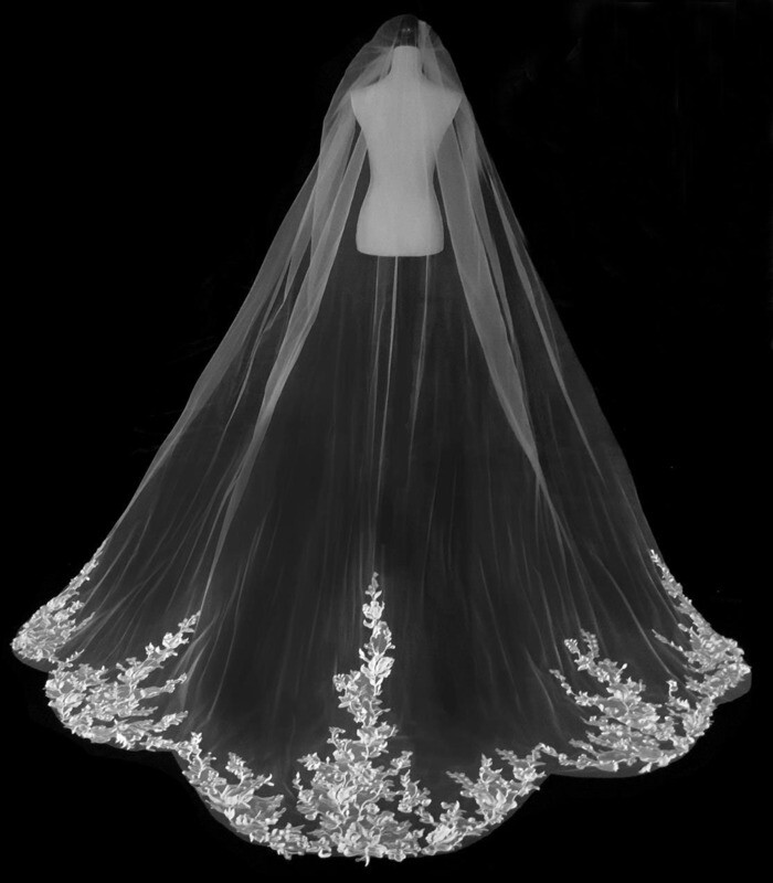 Over the top Cathedral Veil