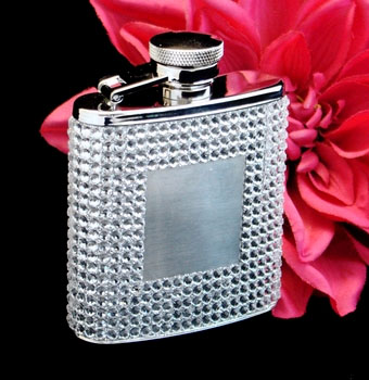 Silver Crystal Flask