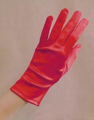 SHORT RED GLOVES