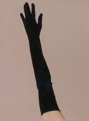 BLACK LONG GLOVE