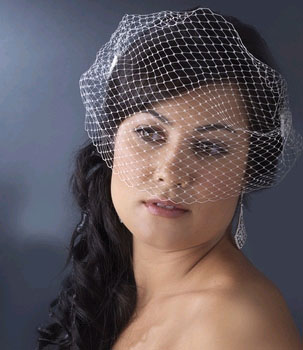 CAGE VEIL WITH SIDE COMBS