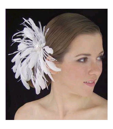 FEATHER FASCINATOR by
LC BRIDAL