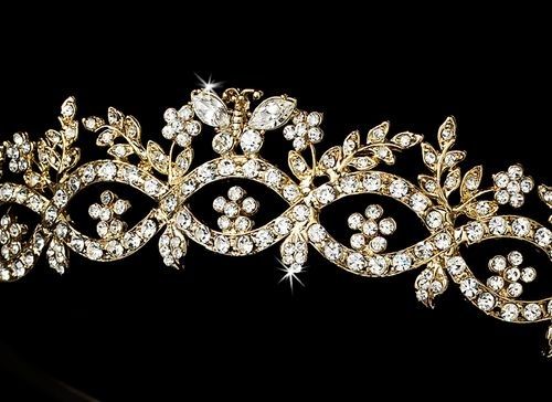 Rhinestone Butterfly Bridal Tiara