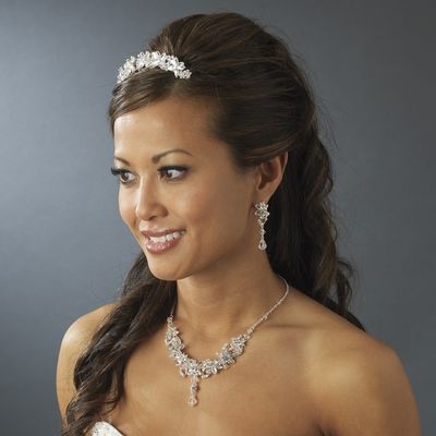 Silver Swarovski Butterfly Bridal