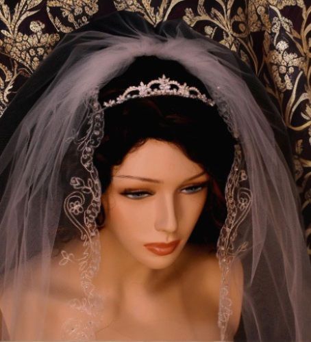 Tiara  Rhinestone Arches