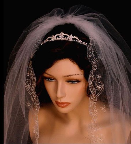 Tiara  Rhinestone Arches