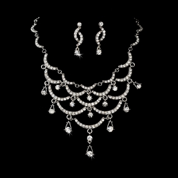 Elegant Vintage Swirl Jewelry Set