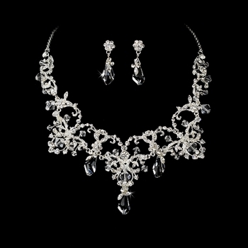 Couture Crystal Necklace & Earring Set