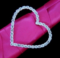 CRYSTAL HEART BUCKLE