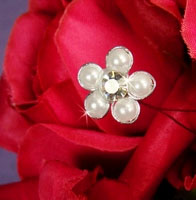 WHITE/ SILVER PEARLS