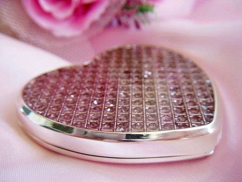 Glitter  Pink Compact