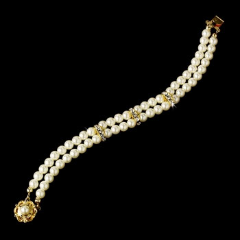 IVORY/GOLD BRACELET