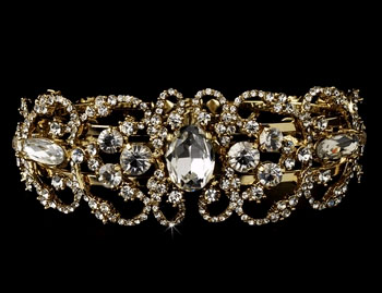 RHINESTONE &amp; CRYSTAL BRACELET
