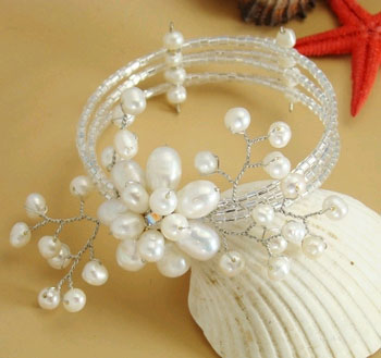 FLOWER PEARL BRACELET
