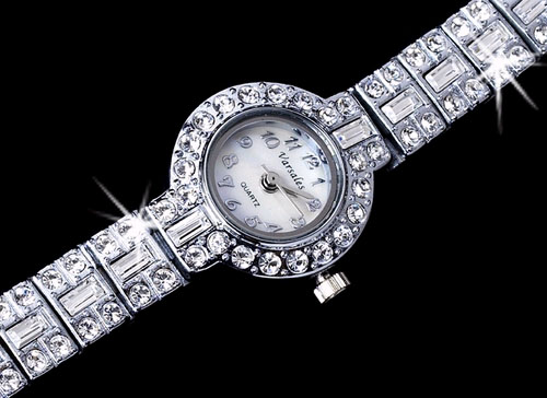 RHINESTONE CRYSTAL WATCH