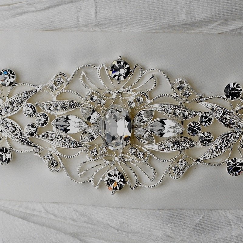 VINTAGE CRYSTAL BELT SASH