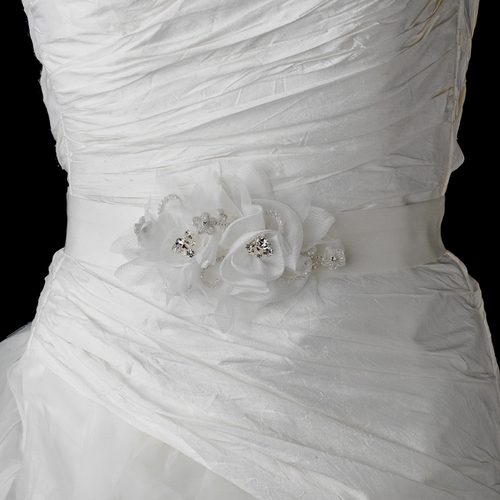 FLOWER ACCENTED BELT
